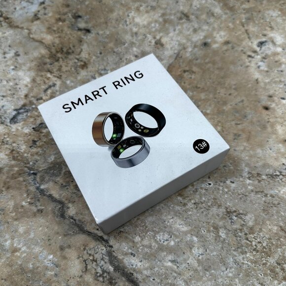 Smart Ring Fitness Tracker Heart Rate Sleep Monitor Waterproof Bluetooth Size 13 - Picture 7 of 9